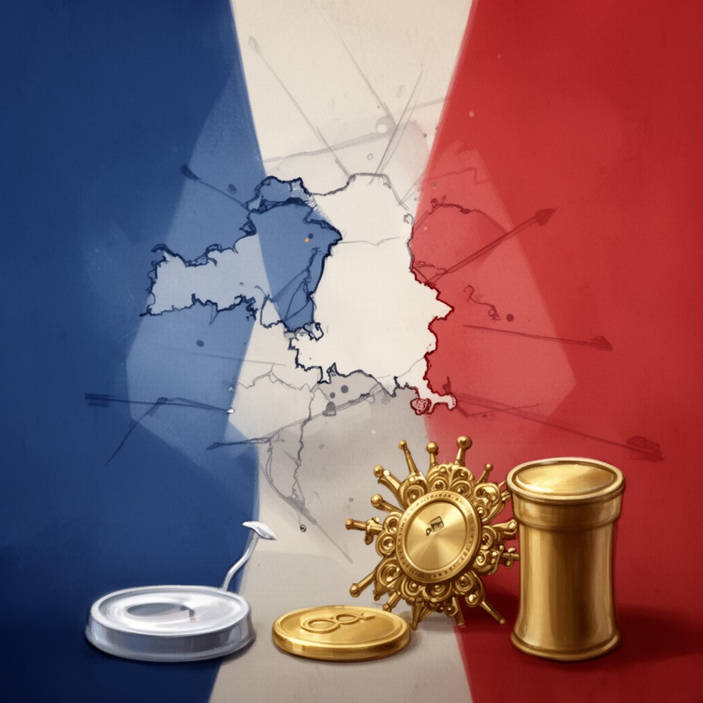 AI-generated illustration of French Fifth Republic