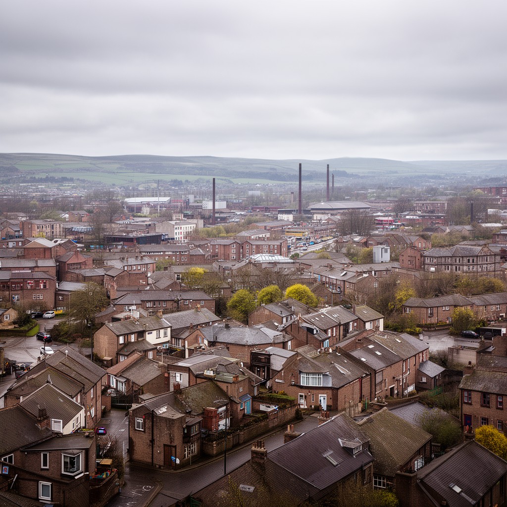 AI-generated illustration of North Lanarkshire