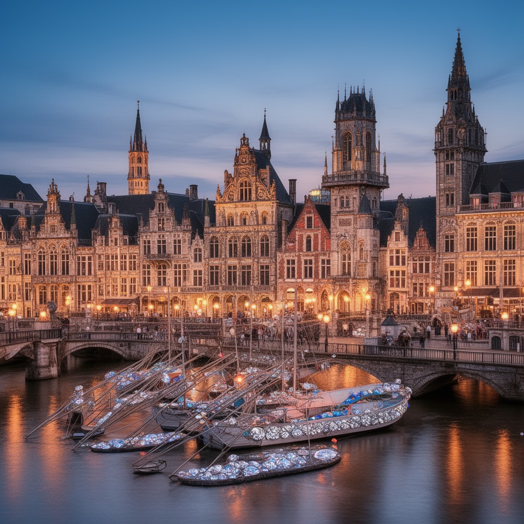 AI-generated illustration of Antwerp
