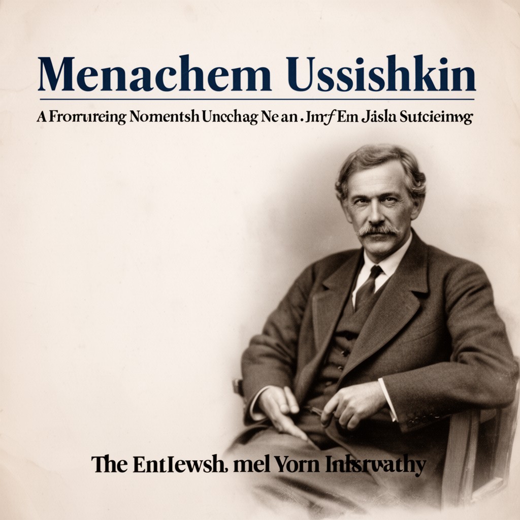 AI-generated illustration of Menachem Ussishkin