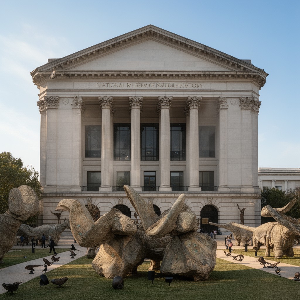 AI-generated illustration of National Museum of Natural History
