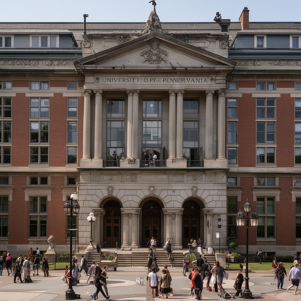 AI-generated illustration of University of Pennsylvania Law School