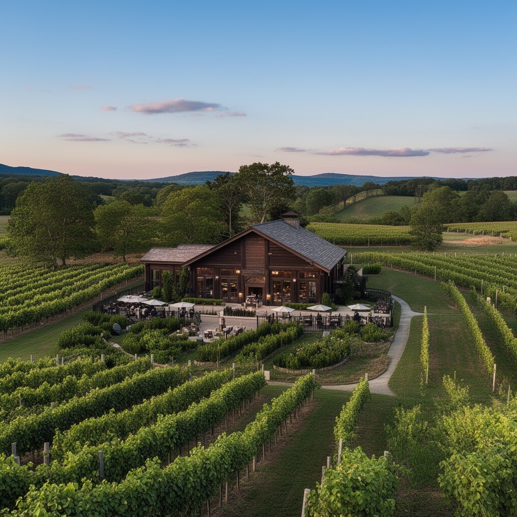 AI-generated illustration of Trump Winery