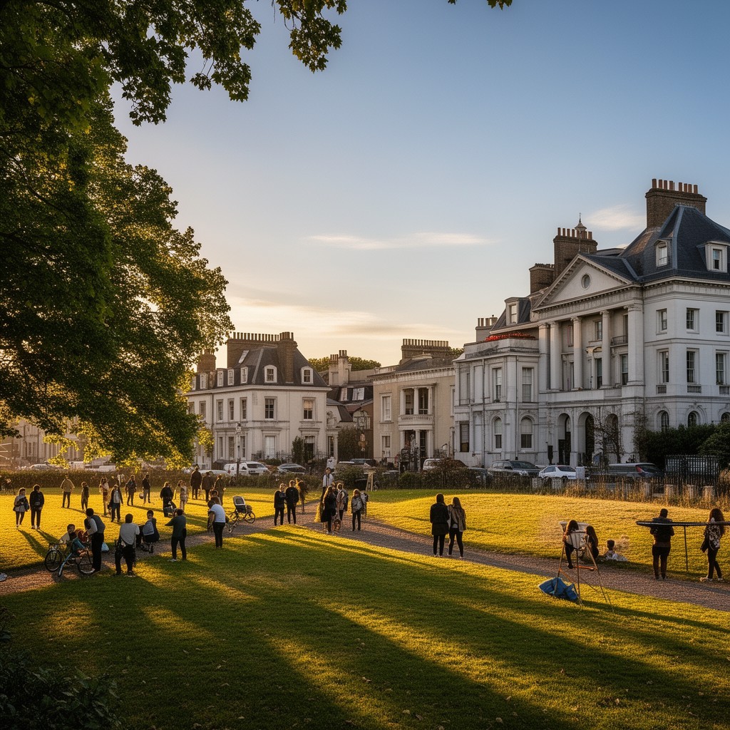 AI-generated illustration of Clapham