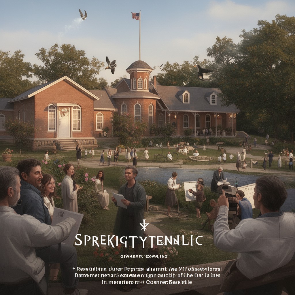 AI-generated illustration of Presbyterian Church in America