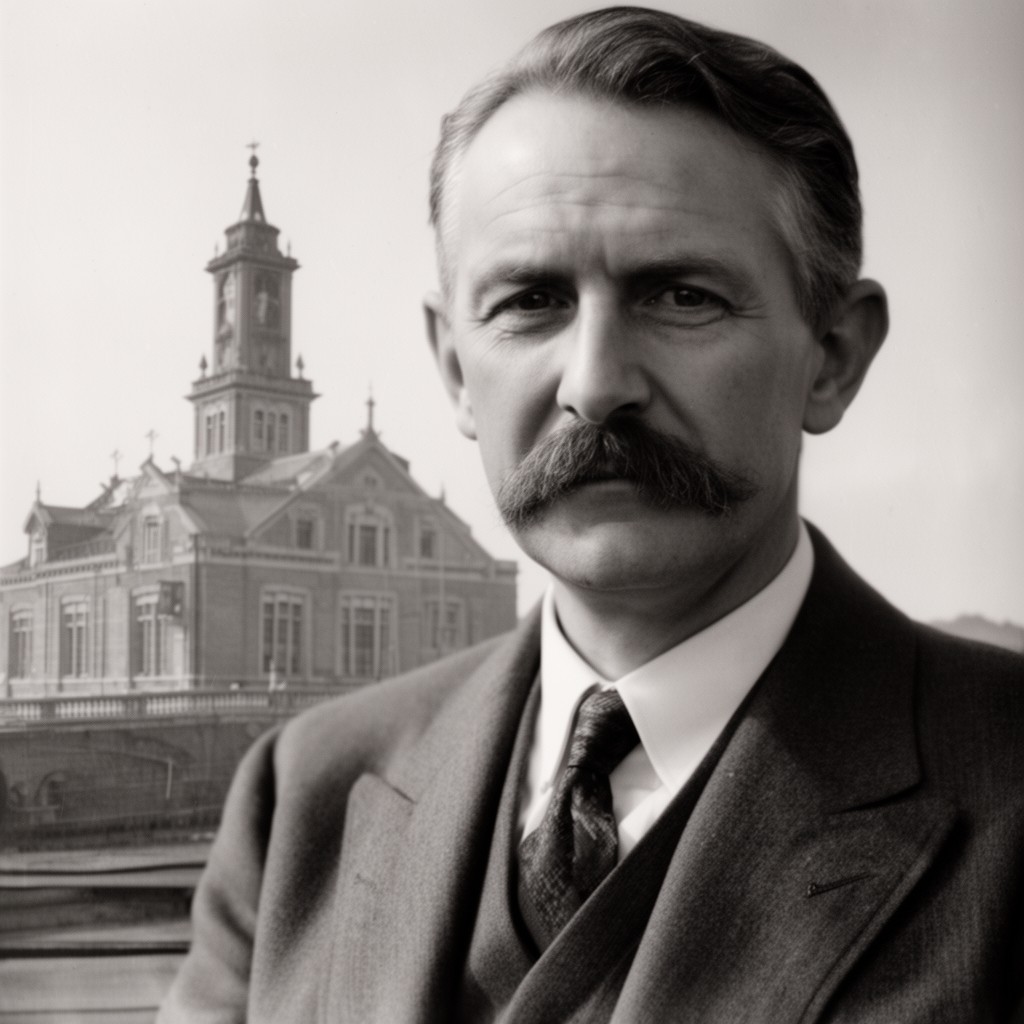 AI-generated illustration of Hendrik Petrus Berlage
