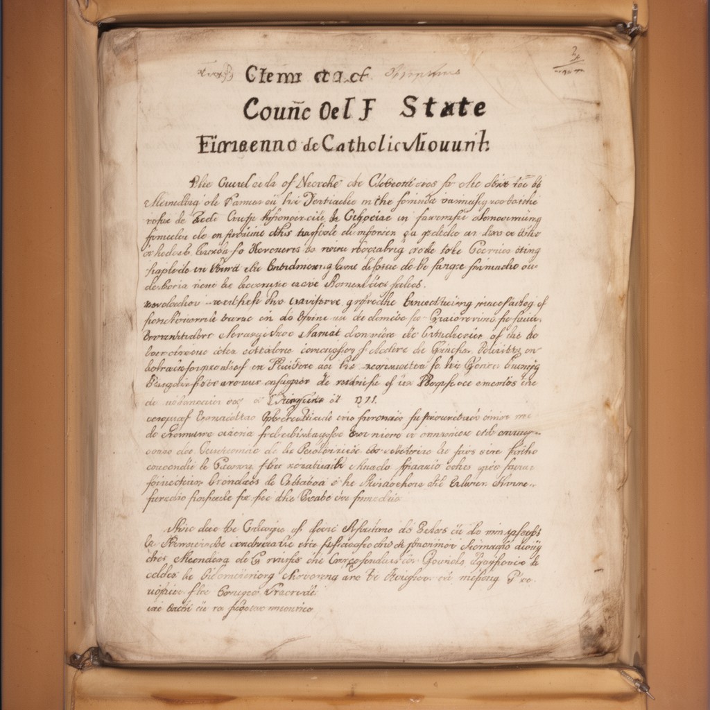 AI-generated illustration of Council of State