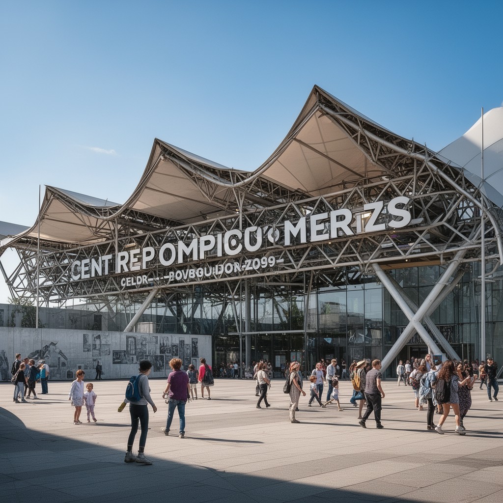 AI-generated illustration of Centre Pompidou-Metz