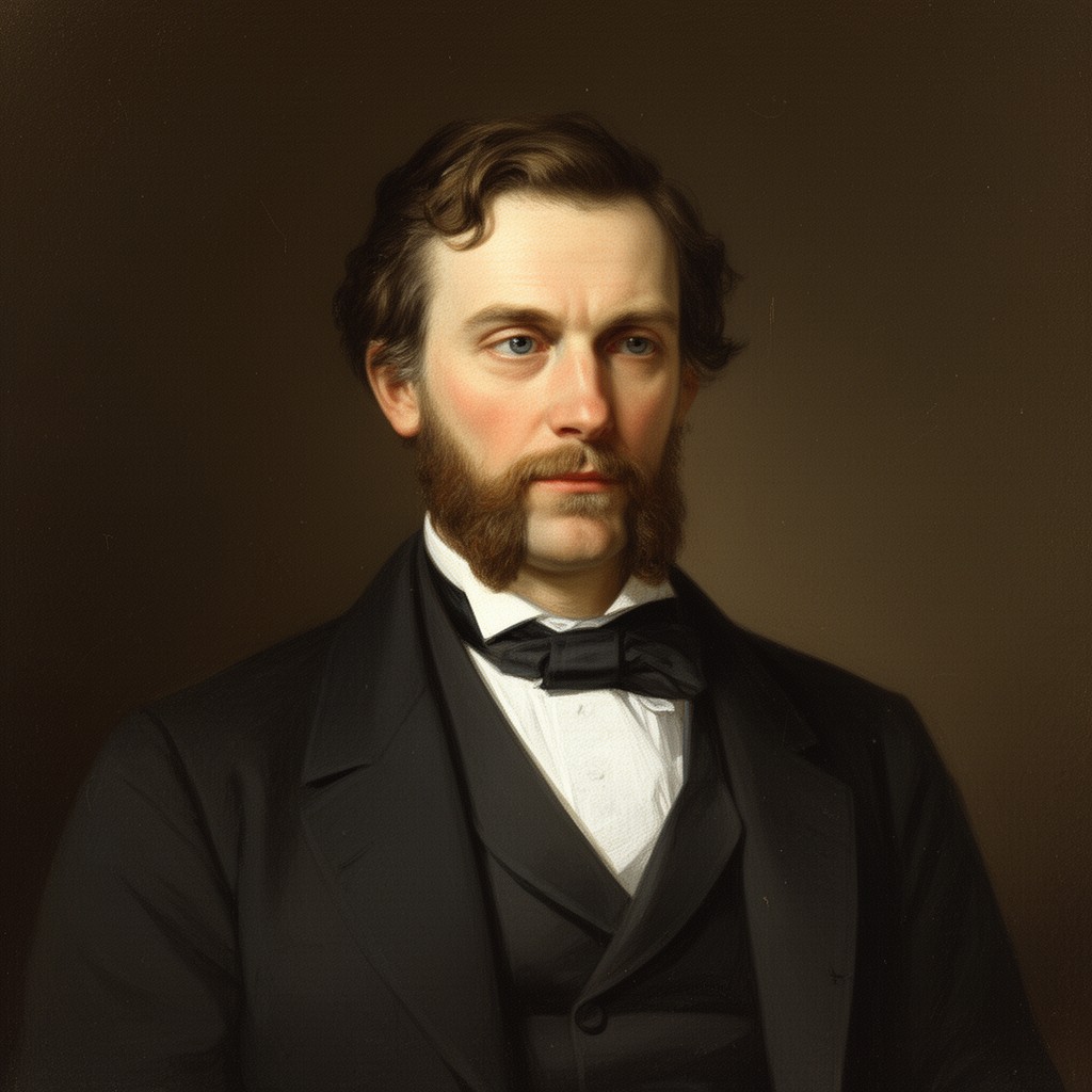 AI-generated illustration of Charles Appleton Longfellow