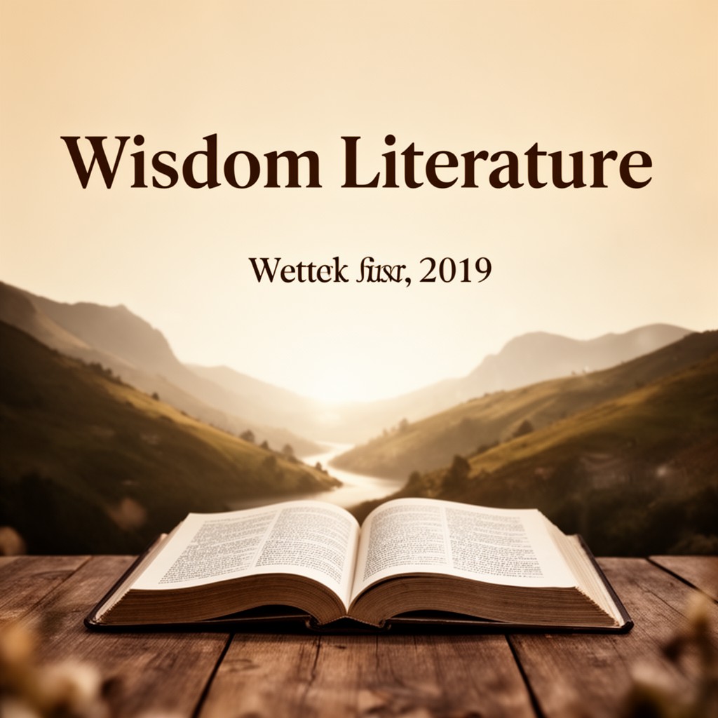 AI-generated illustration of Wisdom Literature