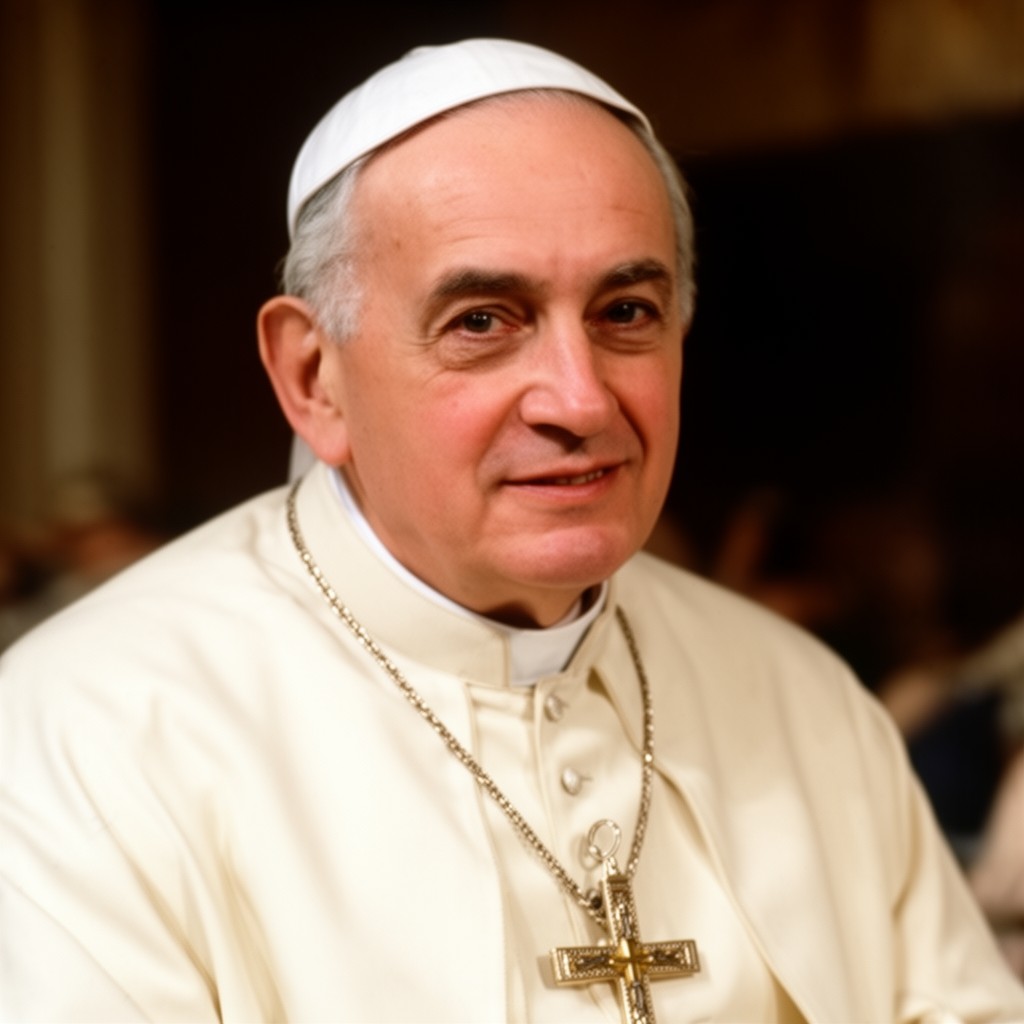 AI-generated illustration of Pope John XXIII
