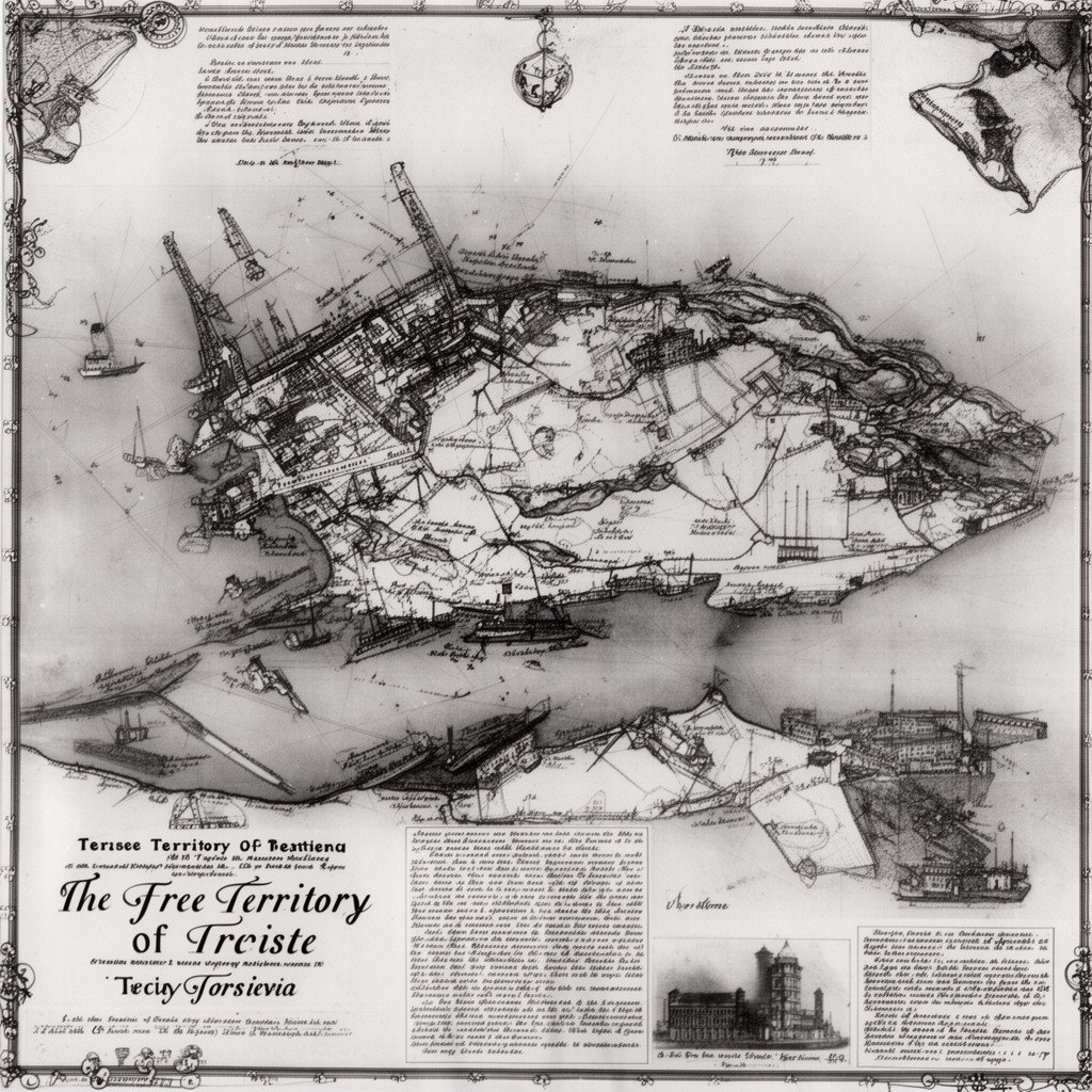 AI-generated illustration of Free Territory of Trieste