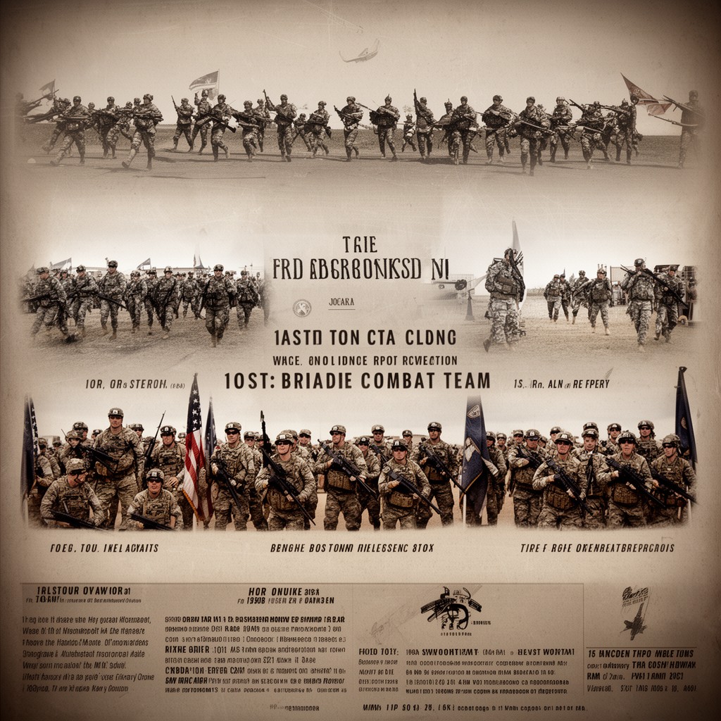 AI-generated illustration of 1st Brigade Combat Team, 101st Airborne Division