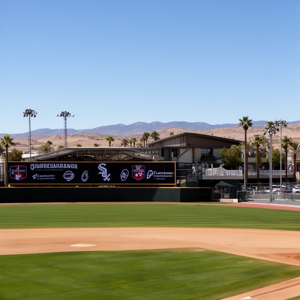 AI-generated illustration of Camelback Ranch