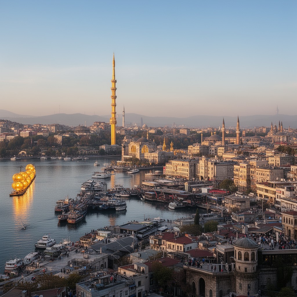 AI-generated illustration of Golden Horn