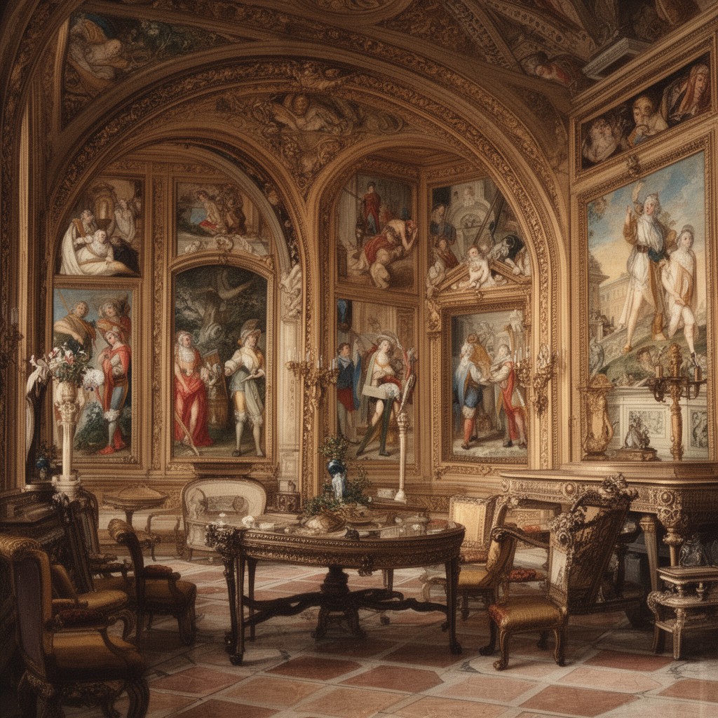 AI-generated illustration of French Renaissance