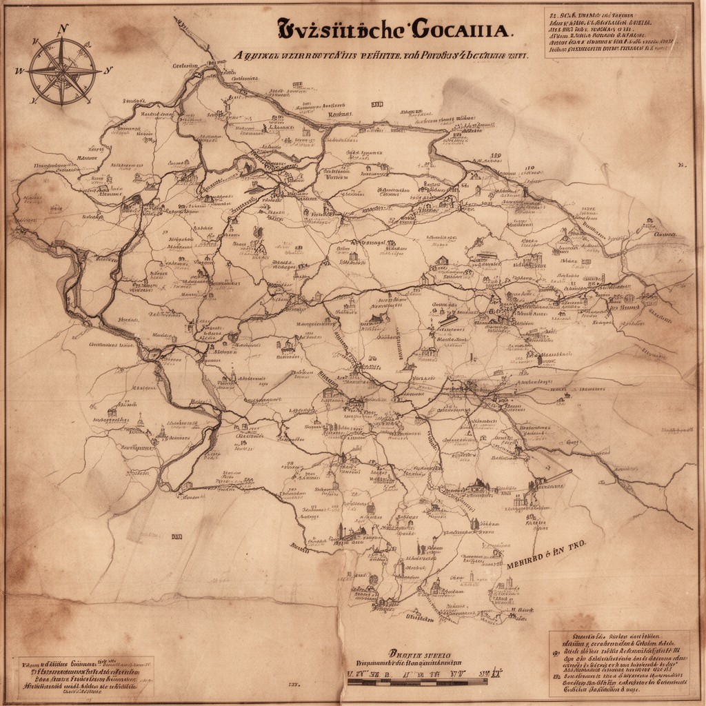 AI-generated illustration of Prussian Silesia