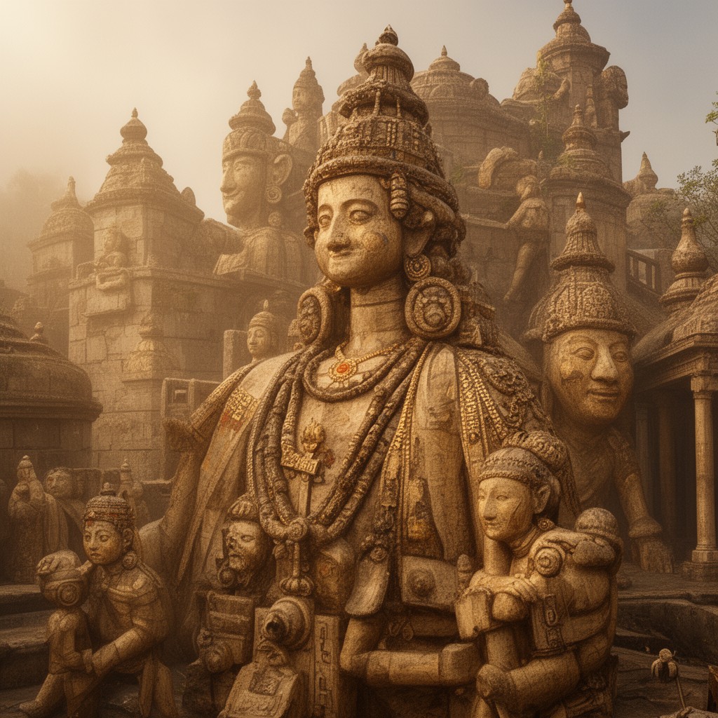 AI-generated illustration of Gupta Empire