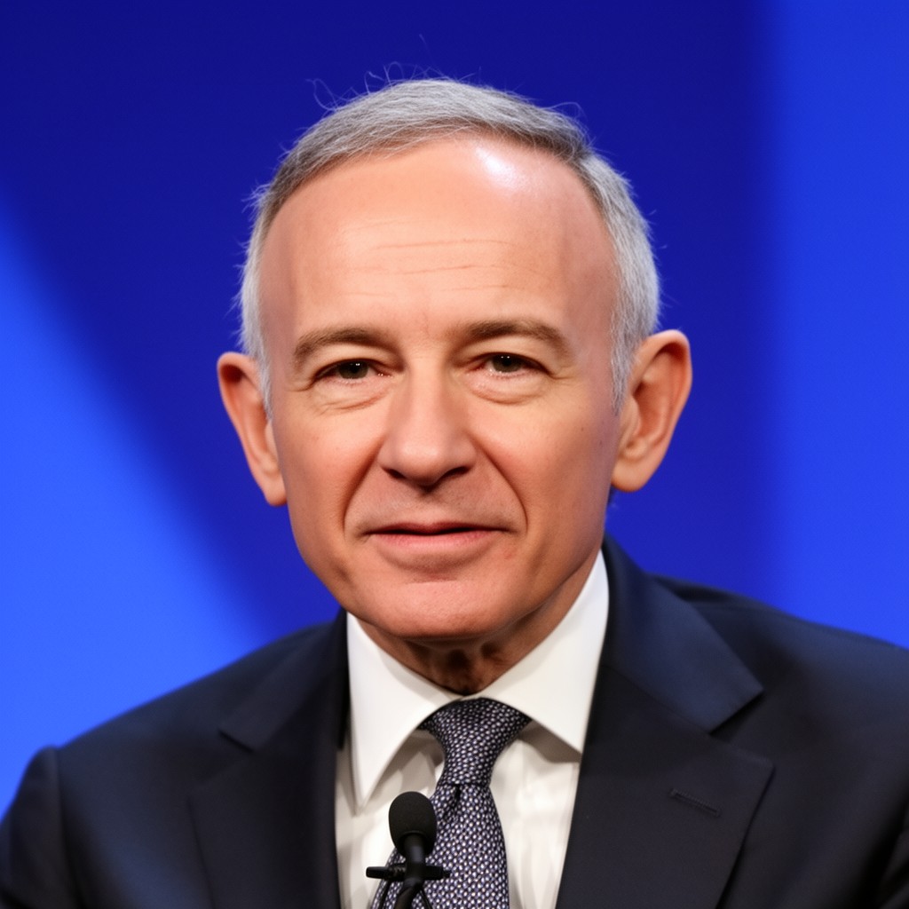 AI-generated illustration of Bob Iger