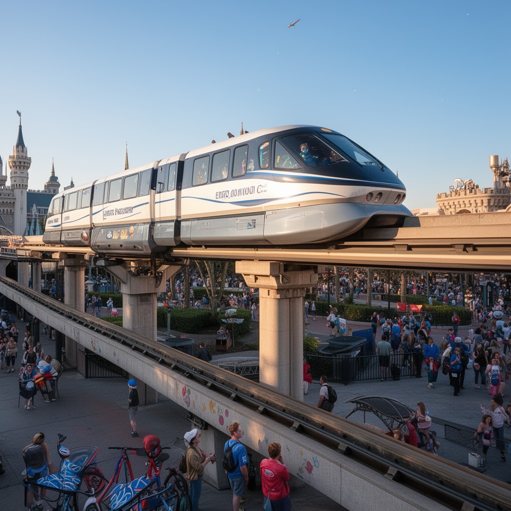 AI-generated illustration of Express Monorail