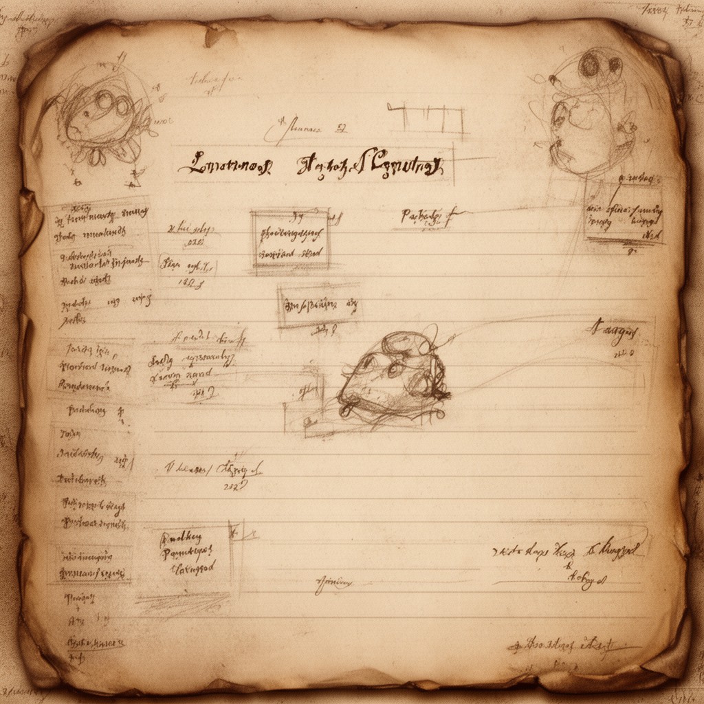 AI-generated illustration of Writings