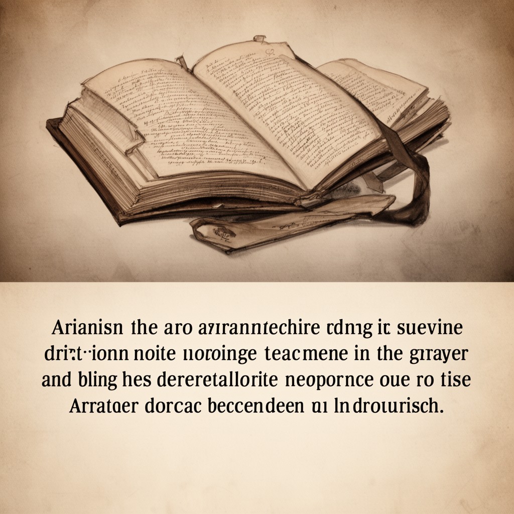 AI-generated illustration of Arianism