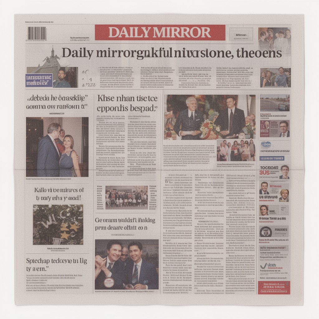 AI-generated illustration of Daily Mirror