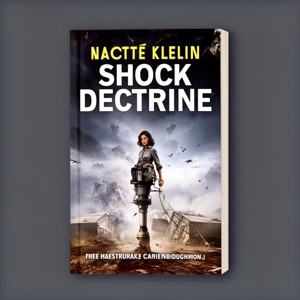 AI-generated illustration of The Shock Doctrine