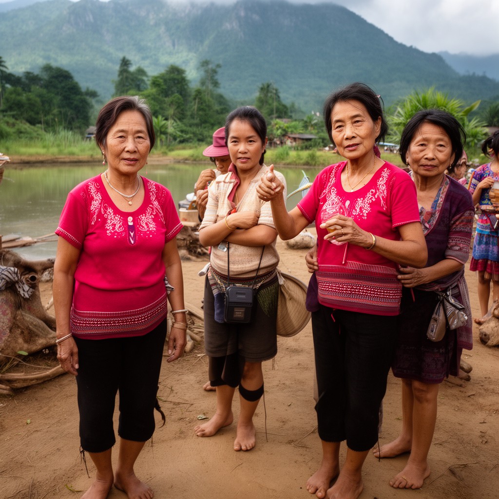 AI-generated illustration of Karen people