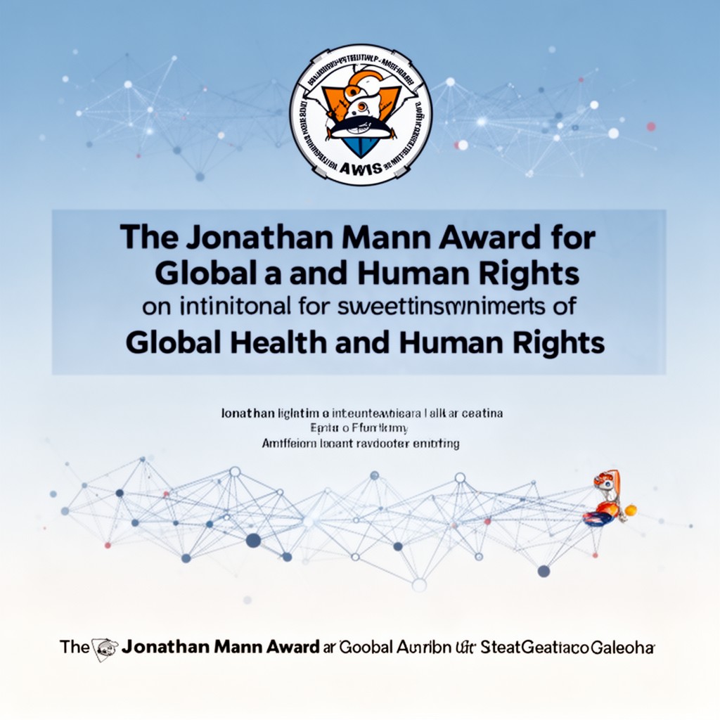 AI-generated illustration of Jonathan Mann Award for Global Health and Human Rights