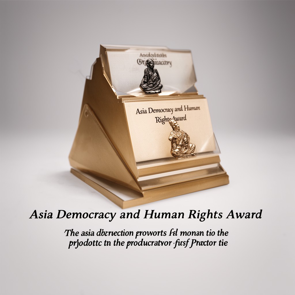 AI-generated illustration of Asia Democracy and Human Rights Award