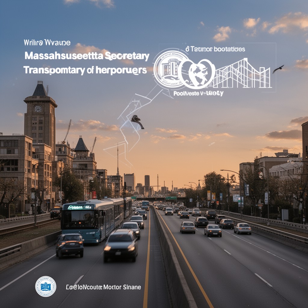 AI-generated illustration of Massachusetts Secretary of Transportation