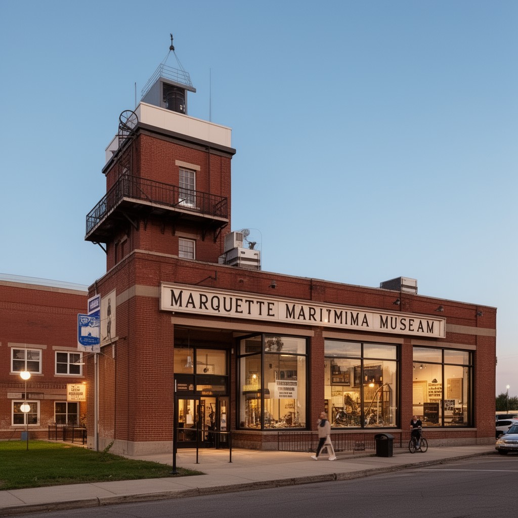 AI-generated illustration of Marquette Maritime Museum