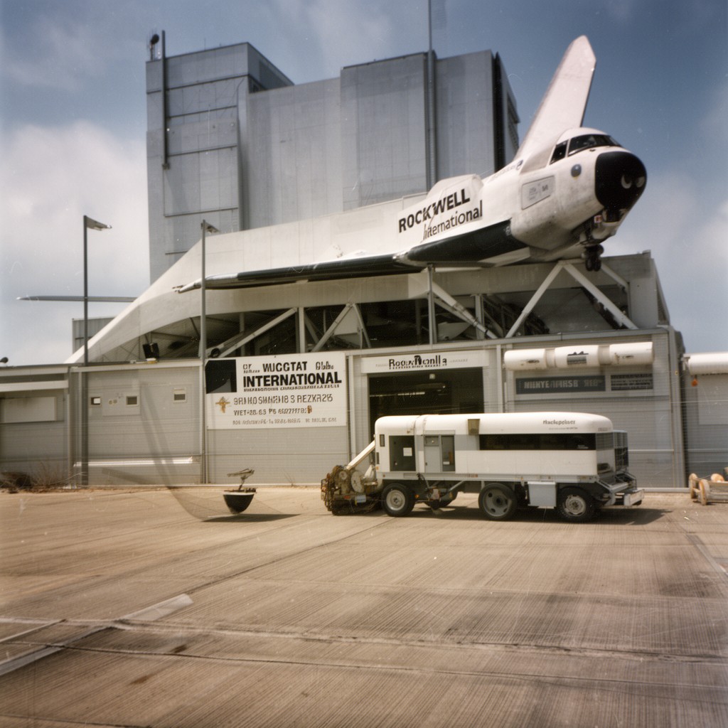 AI-generated illustration of Rockwell International