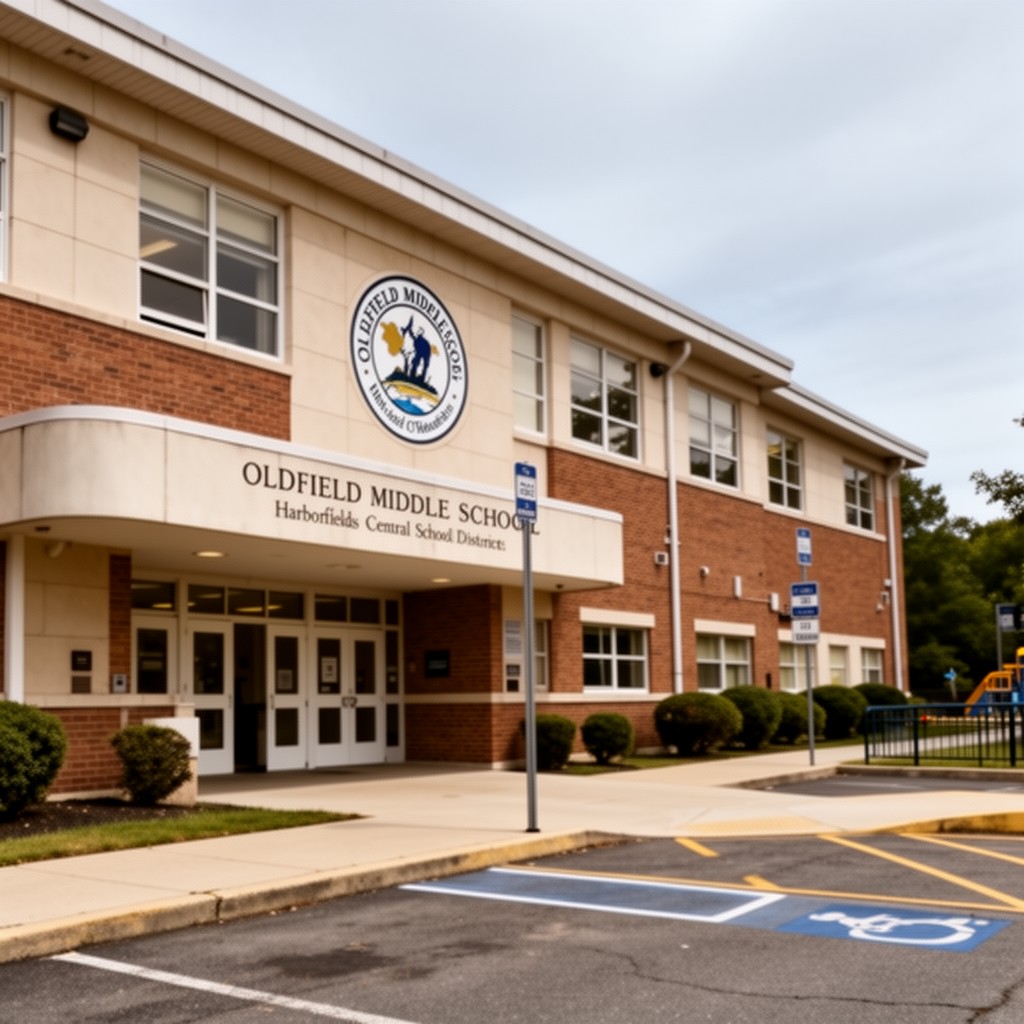 AI-generated illustration of Oldfield Middle School