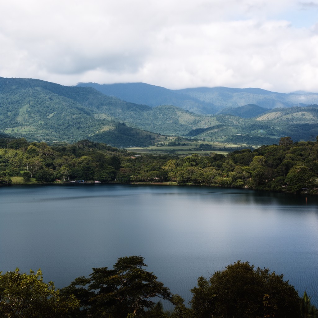 AI-generated illustration of Lake Tanganyika