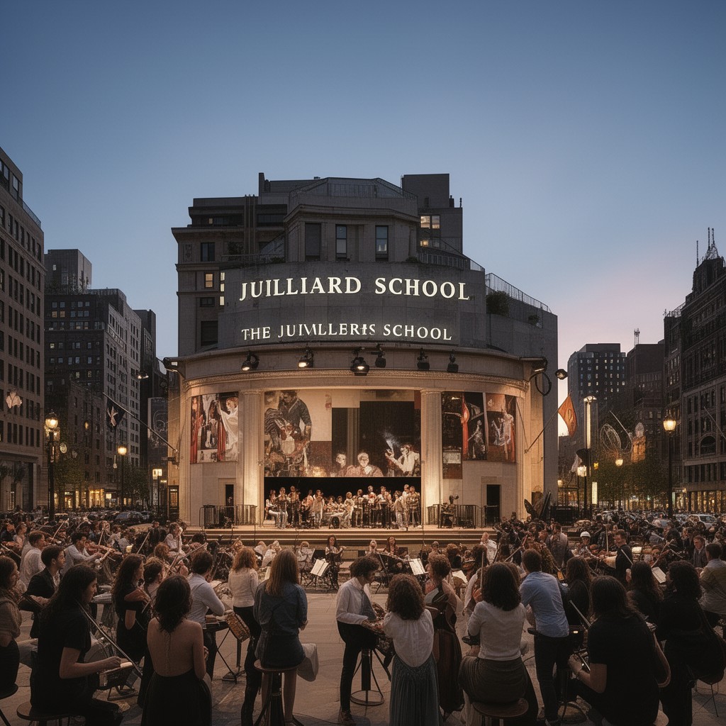 AI-generated illustration of Juilliard School