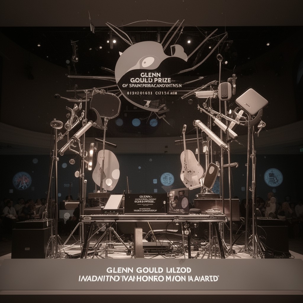 AI-generated illustration of Glenn Gould Prize