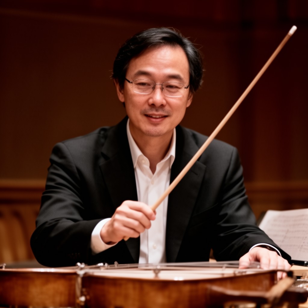 AI-generated illustration of Tan Dun