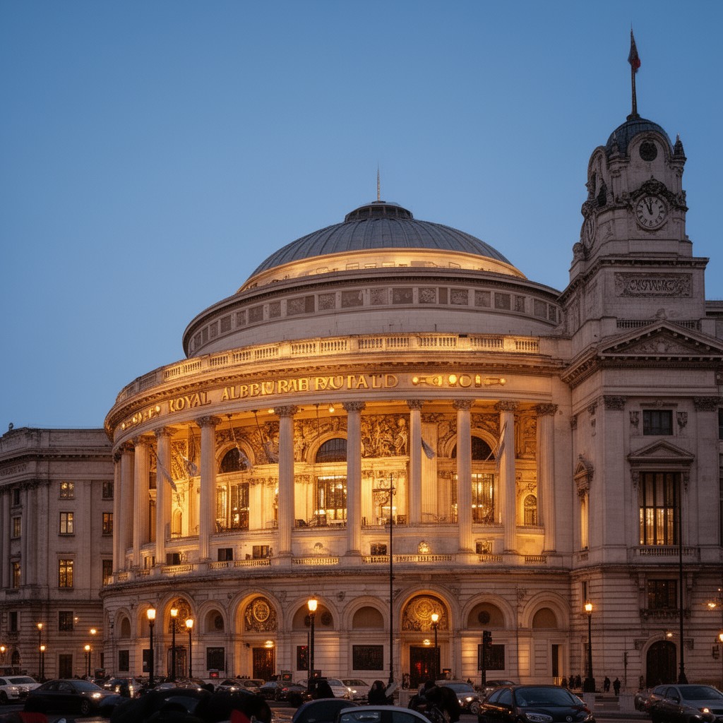 AI-generated illustration of Royal Albert Hall