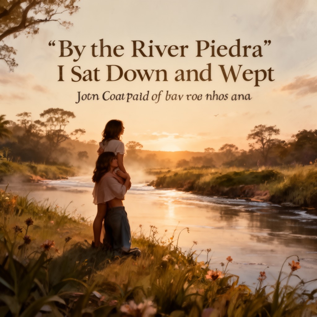 AI-generated illustration of By the River Piedra I Sat Down and Wept