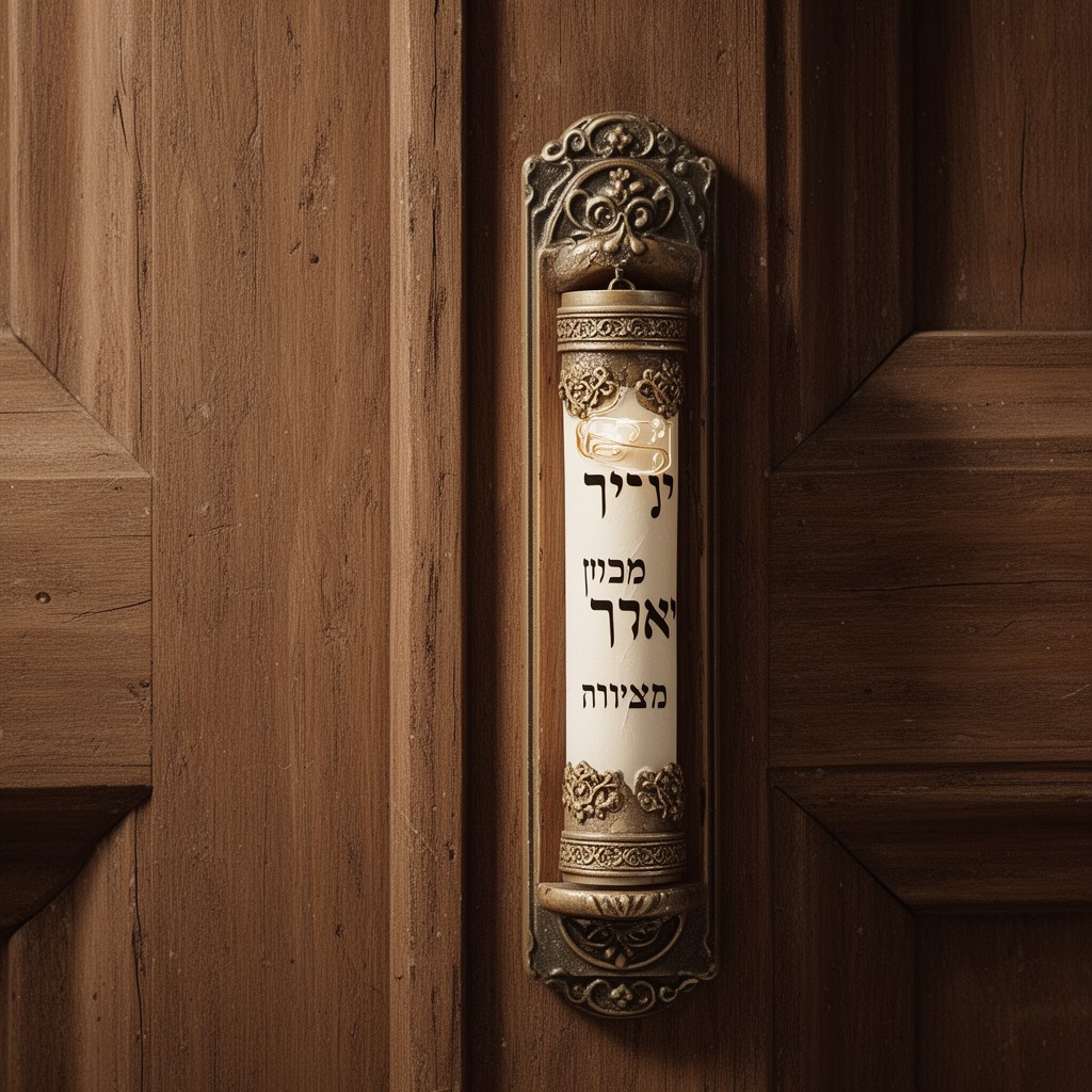 AI-generated illustration of mezuzah