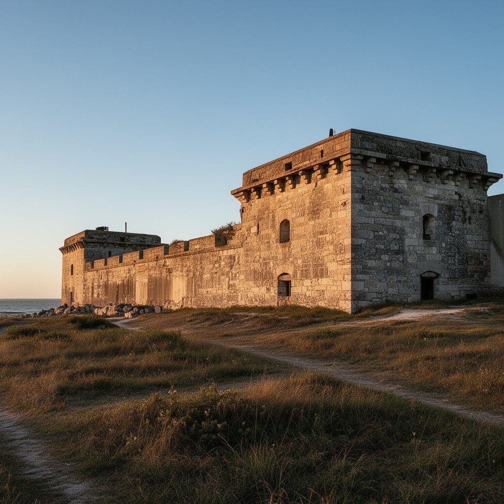 AI-generated illustration of Fort Pickens