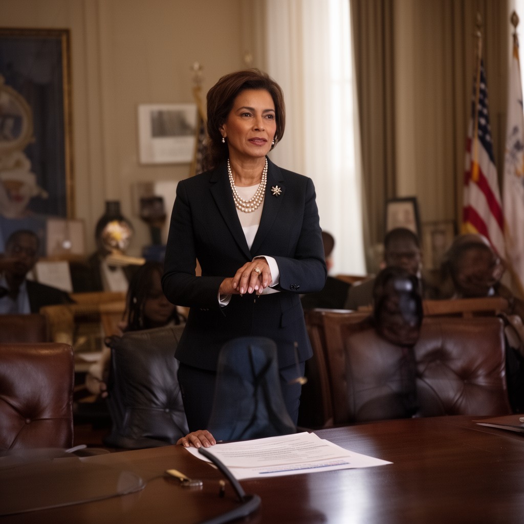 AI-generated illustration of Madam Secretary