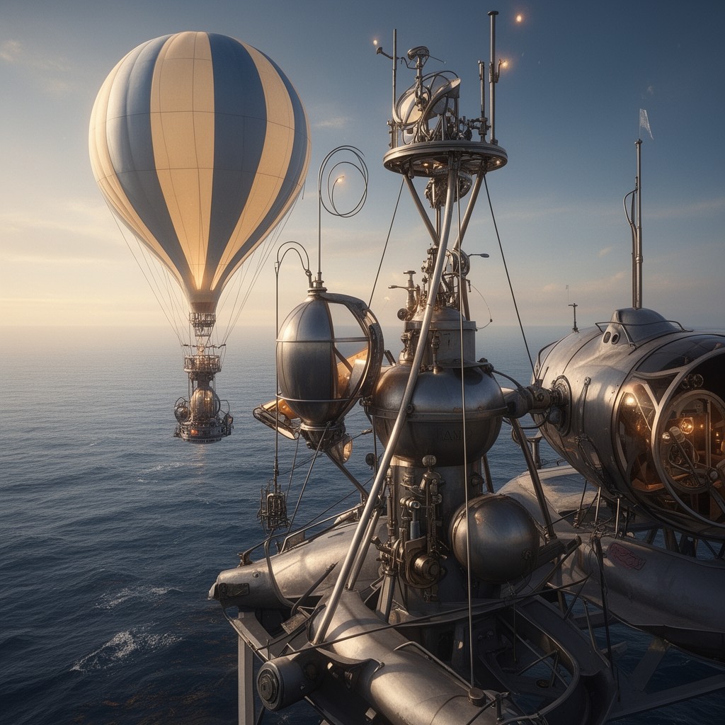 AI-generated illustration of Auguste Piccard