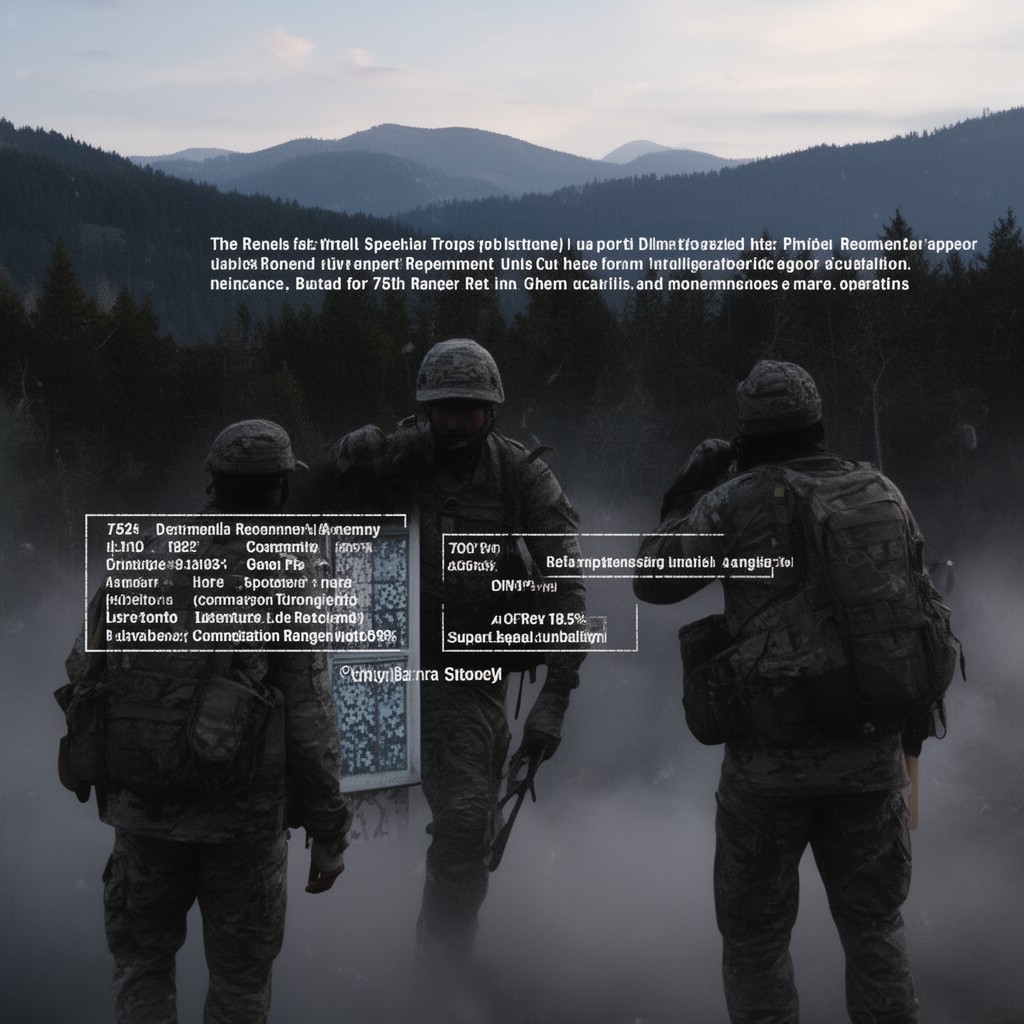 AI-generated illustration of Regimental Special Troops Battalion