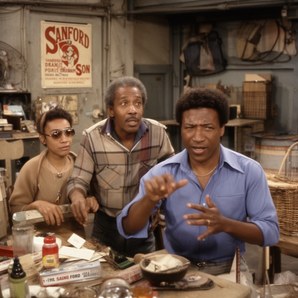 AI-generated illustration of Sanford and Son