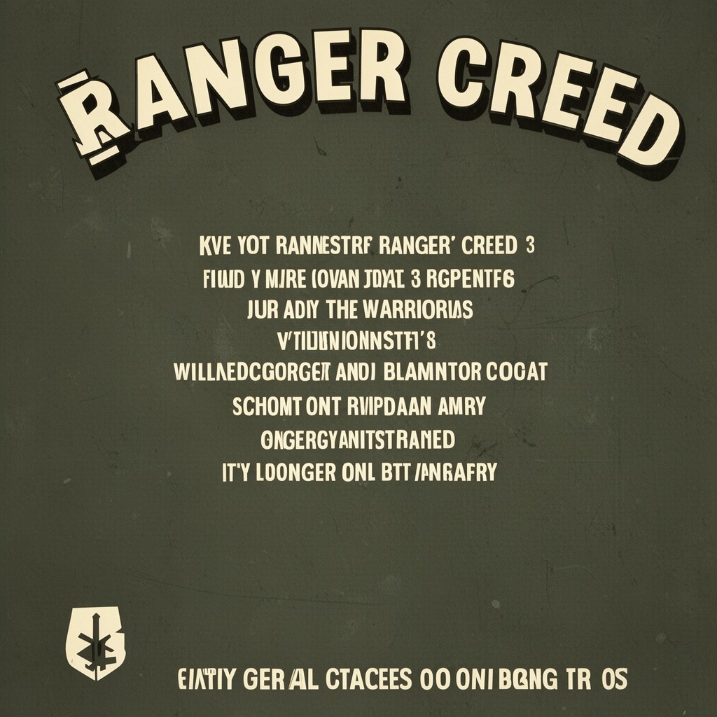 AI-generated illustration of Ranger Creed
