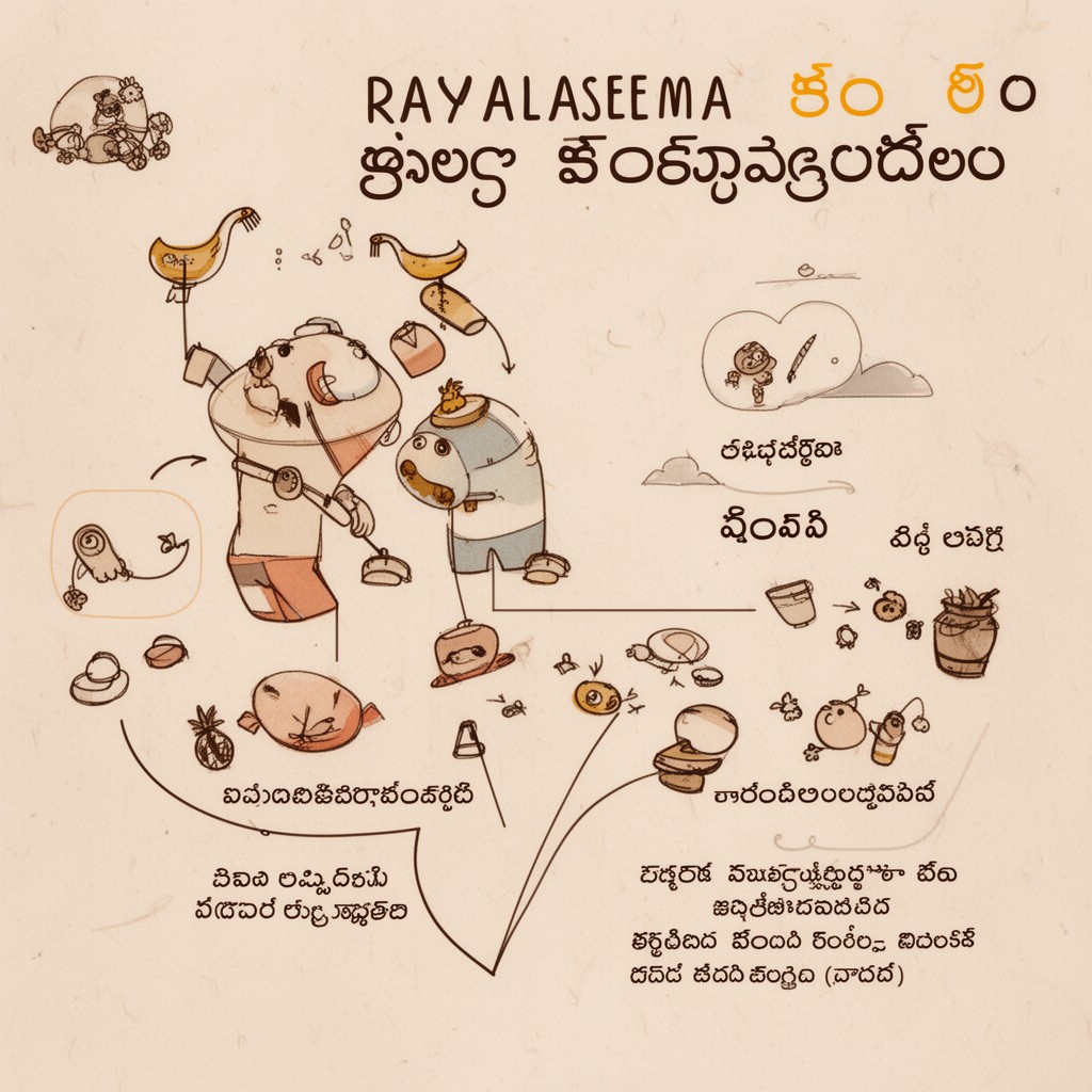 AI-generated illustration of Rayalaseema Telugu