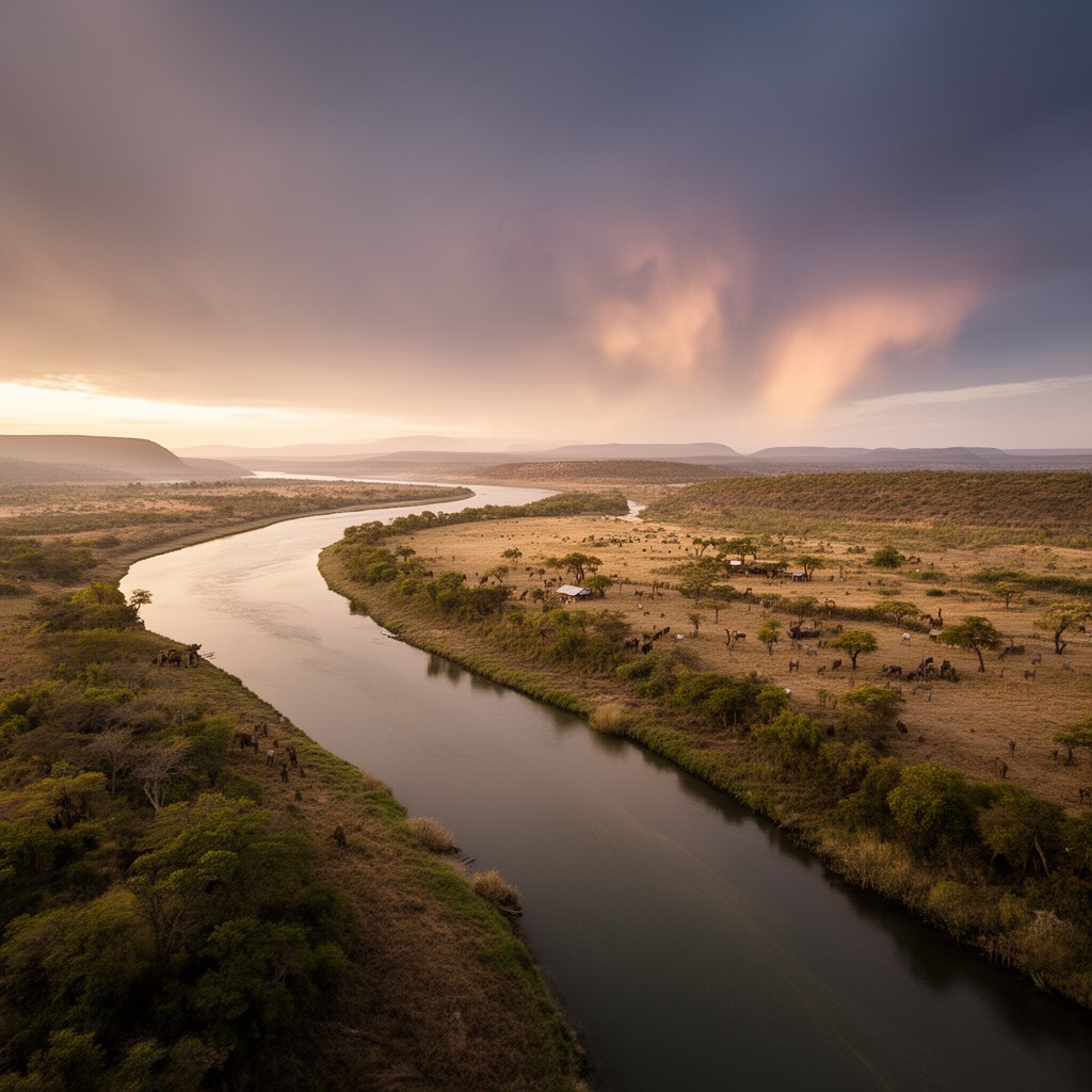 AI-generated illustration of Zambezi Valley
